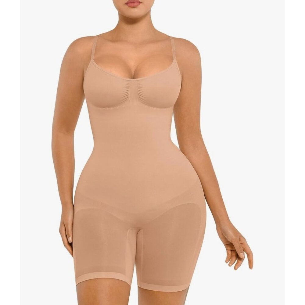 FeelinGirl Shapewear Tummy Control Full Bust Body Shaper Bodysuit-XS/ S